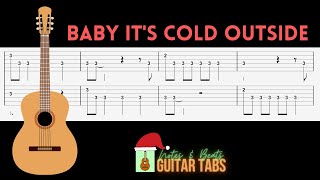 Baby Its Cold Outside GUITAR TAB [upl. by Ulane]