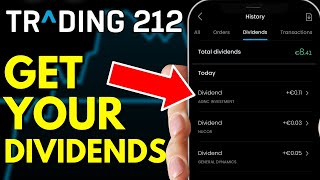 How To Get Dividends On Trading 212 [upl. by Ahseinet]