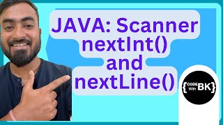 Scanner nextInt and nextLine Java  English [upl. by Kela564]