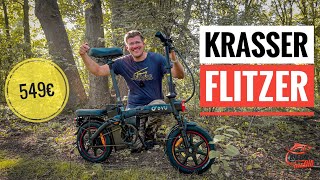 Unboxing amp Gewinnen Praktisch und wendig – das EBike für Angler  DYU A5 [upl. by Kanal]