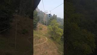 Ropeway to come down from Chandi matha temple Anjani matha temple Haridwar beautiful view of hills [upl. by Dunseath871]