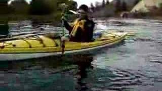 Eskimo roll with Delta 1210 and OT Loon 120 kayaks [upl. by Salomo]