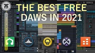 Best Free DAWs Free Software to Make Music 2021 [upl. by Anaujd644]