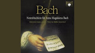 Notebook for Anna Magdalena Bach Aria Gedenke doch mein Geist BWV 509 [upl. by Anayi]