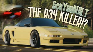 THE HONDA NSXR IS THE R34 KILLER FASTEST LEGIT B CAR IN NEED FOR SPEED UNBOUND Genyuu Built [upl. by Gnouh256]