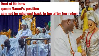 Ooni of ife finally decided that Queen Naomi’s position …… [upl. by Nevram456]