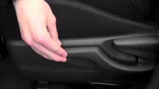 2012  Toyota  Yaris  Driver Seat Adjustment  How To By Toyota City [upl. by Eudora140]