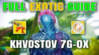 Exotic Khvostov Quick and Easy Full Guide  Visions and Motes Locations  Destiny 2 [upl. by Enrol]