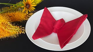 Napkin Folding Butterfly [upl. by Saks]