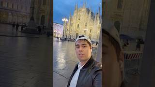 Milan Cathedral 🇮🇹 travel milan italy rain [upl. by Quenby]