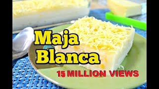 Maja Blanca Recipe Filipino Coconut Pudding [upl. by Rayna]