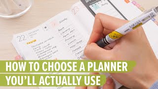 How to Choose a Planner You’ll Actually Use [upl. by Judye]