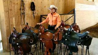 Circle Y Julie Goodnight PEAK Performance saddle collectionwmv [upl. by Jovi]