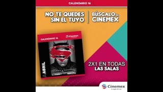 Calendario Cinemex – 2016 [upl. by Bagley485]