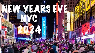 NYC LIVE Times Square New Years Eve 2024 New York City Celebration December 31 2023 [upl. by Sigismondo]