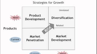 The Ansoff Matrix [upl. by Kcirddet]