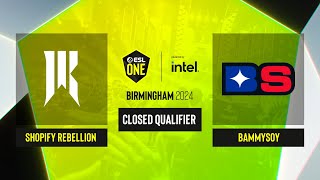 Dota2  Shopify Rebellion vs Bammysoy  Game 2  ESL One Birmingham 2024  CQ  NA [upl. by Atinot469]