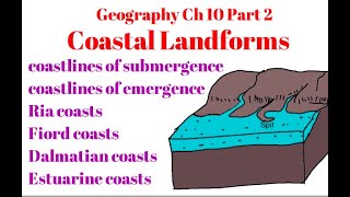 Geography Ch 10 Part 22 Coastal Landforms [upl. by Erich980]