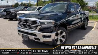 2022 Ram RAM 1500 Crew Cab 4x4 dt Laramie SWB available from Vaughan Chrysler  stock P4400 [upl. by Varick]