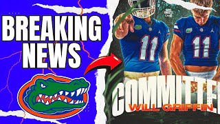 BREAKING NEWS Florida Gators LAND Elite QB Will Griffin 4 STAR QB [upl. by Nednil]