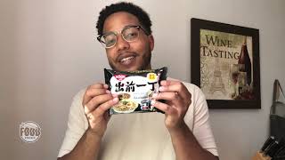 P3 NISSIN Demae Ramen Black Garlic Oil Tonkotsu Flavor [upl. by Ahse]