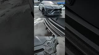 Matte Black Mansory Lamborghini Urus sounds insane [upl. by Ari]