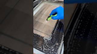 ASMR OVEN DOOR CLEAN 🫧✨ asmrcleaning ovencleaning sudsyasmr satisfyingcleaning [upl. by Kwasi]