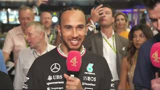 2024  Abu Dhabi  PostRace Lewis Hamilton speaks to Channel 4 [upl. by Gareri]