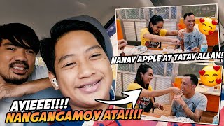 GUYS Nangangamoy Ata Tatay Allan At Nanay Apple Sweet Moments [upl. by Niak]