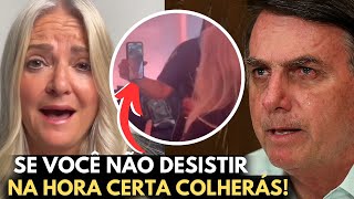 Profetisa norteamericana traz forte palavra para Bolsonaro por vídeo chamada e ele chora [upl. by Anaibib]