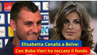 Elisabetta Canalis a Belve “Con Bobo Vieri ho toccato il fondo” [upl. by Ramalahs294]