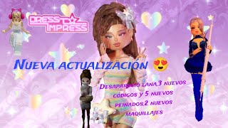 Nueva actualización 😍 nuevos códigospeinados y caras 😁 [upl. by Leith222]