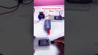 ESP32 Wireless Control DC Motor esp32 arduino wireless controller dcmotor shorts nodemcu [upl. by Nehemiah]