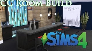 The Sims 4  CC House Build Episode 8 Man Cave [upl. by Lika]