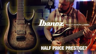 BETTER VALUE THAN PRESTIGE  Ibanez Axion Label RGDALPA71 Guitar Review [upl. by Samantha]