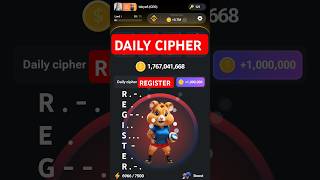 Daily cipher code today 21 September Hamster Kombat  daily cipher hamster kombat today [upl. by Phemia101]