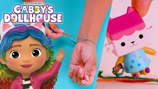 Make Friendship Bracelets to Share With Your Friends  GABBYS DOLLHOUSE TOY PLAY ADVENTURES [upl. by Homans]