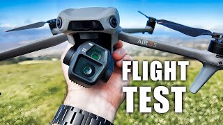 DJI Air 3S Flight Test Review InDepth  Bonus Forest Trail Torture amp Crash Testing [upl. by Htrag]