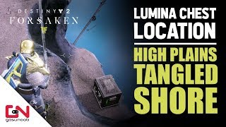 Destiny 2  High Plains on the Tangled Shore  Lumina Chest Location  System Positioning Device [upl. by Culbertson]