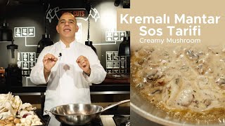 Kremalı Mantar Sos Tarifi Creamy Mushroom [upl. by Urissa247]