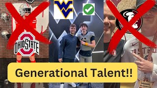 Generational Talent chooses WVU over literally EVERYONE else Huge week in WVU recruiting [upl. by Ainek]