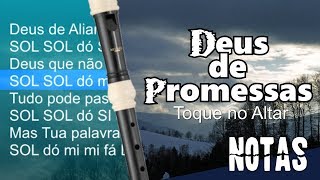 Deus de promessas  Toque no altar  Cifra melódica [upl. by Nicolina324]