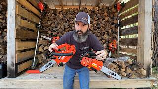 Super Handy MICRO Chainsaws Unboxed  ECHO CS2511T vs DCS2500T [upl. by Bernie]