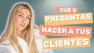 5 Preguntas de Ventas para Descubrir las Necesidades del Cliente  Técnicas de Ventas [upl. by Llevron]