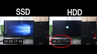 SSD vs HDD Windows 10 [upl. by Notnirt]