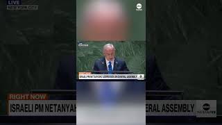 Israeli Prime Minister Benjamin Netanyahu addresses UN [upl. by Engedi]