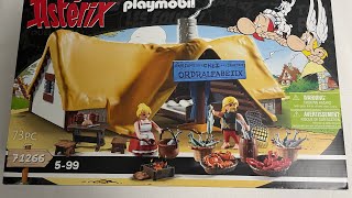 Unboxing Playmobil 71266 Asterix und Obelix Haus von Verleihnix  auspacken und aufbauen [upl. by Llekcir]