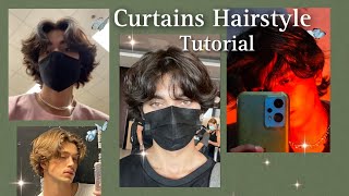 Curtains Hairstyle Tutorial  PistarDreams [upl. by Dlareg580]