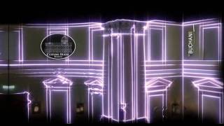 Experiential Graphics Projection Mapping at The Customs House Brisbane [upl. by Galatea745]