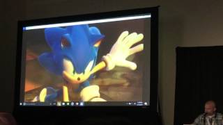 Sonic Forces name reveal reaction  SXSW 2017 panel [upl. by Enier]